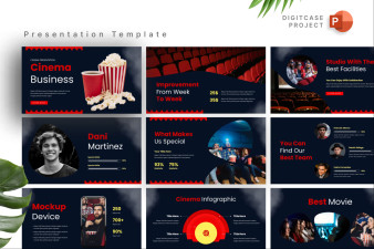 Cinema Business PowerPoint Template